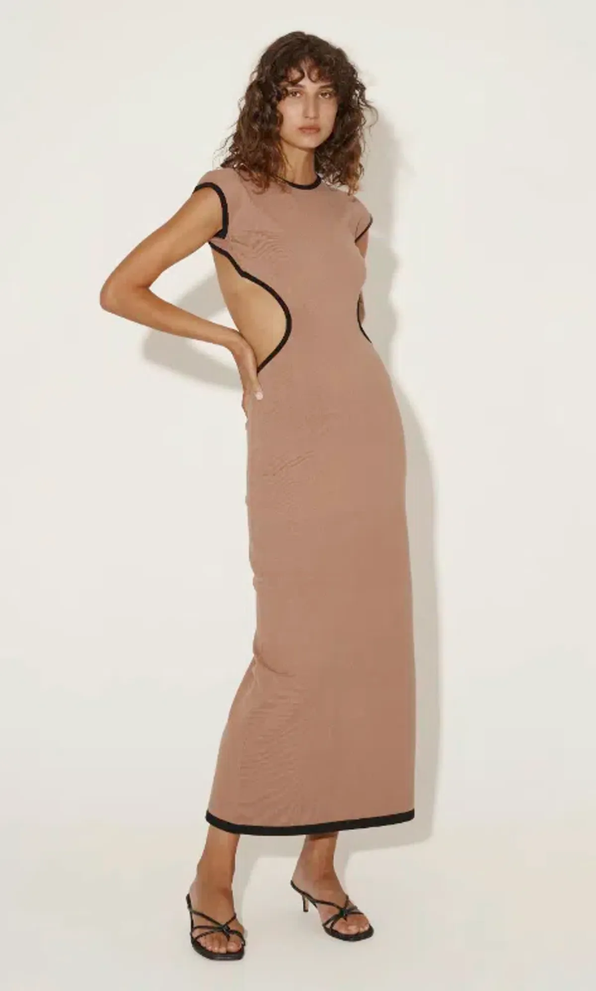 Hansen & Gretel Evelyn Dress Brown Size M / AU 10 - Image 1