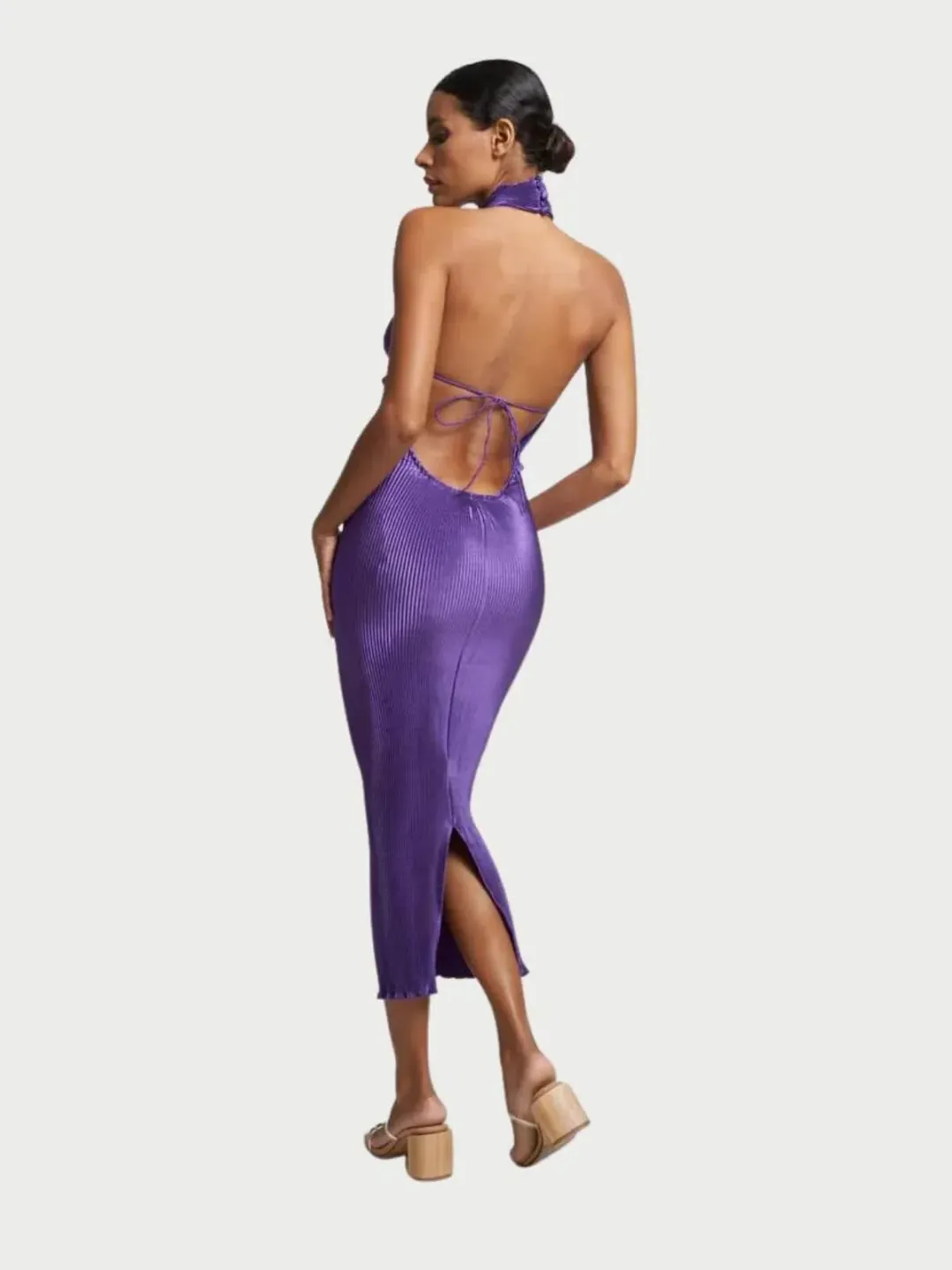 L'Idee Klum Gown Arabia Purple Size AU 8 for rent on The Volte - main image
