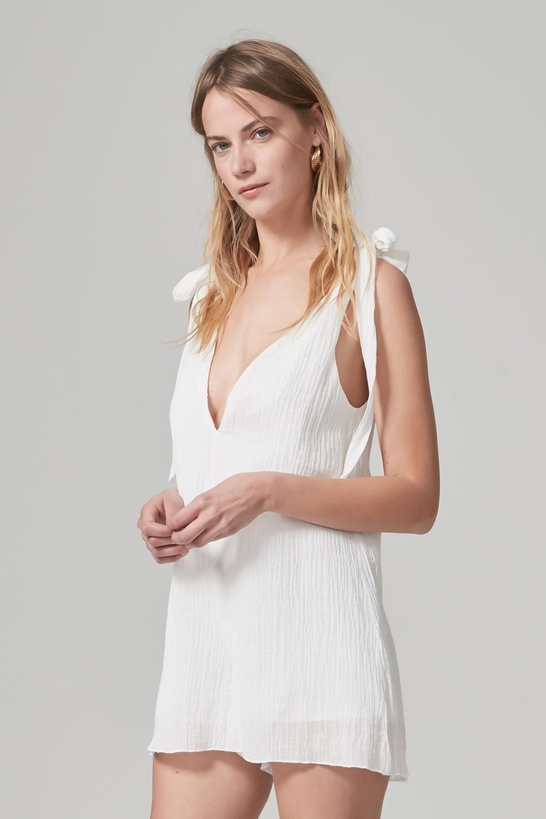 CONNOR JUMPSUIT WHITE for rent on The Volte - main image
