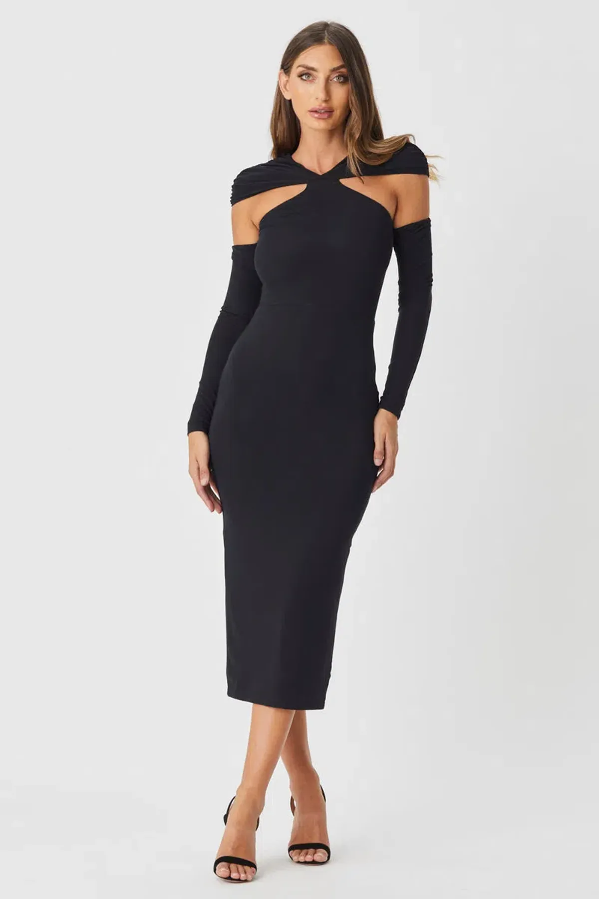 Bianca & Bridgett Simi Dress Black Size AU 8 - Image 1