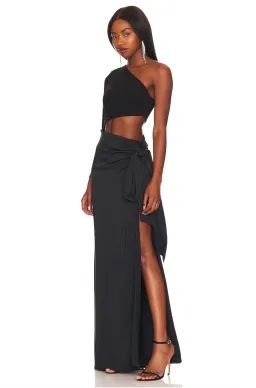 Lovers & Friends Amelie Gown Black Size AU 8 for rent on The Volte - image 3