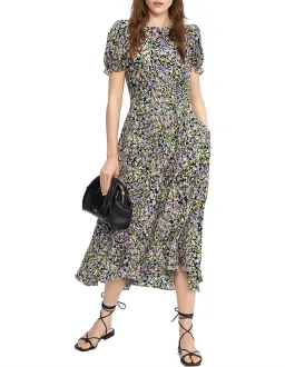 Ted Baker Deyja Midi Dress Multicolour in Size 2/AU 10-12 for rent on The Volte - image 4
