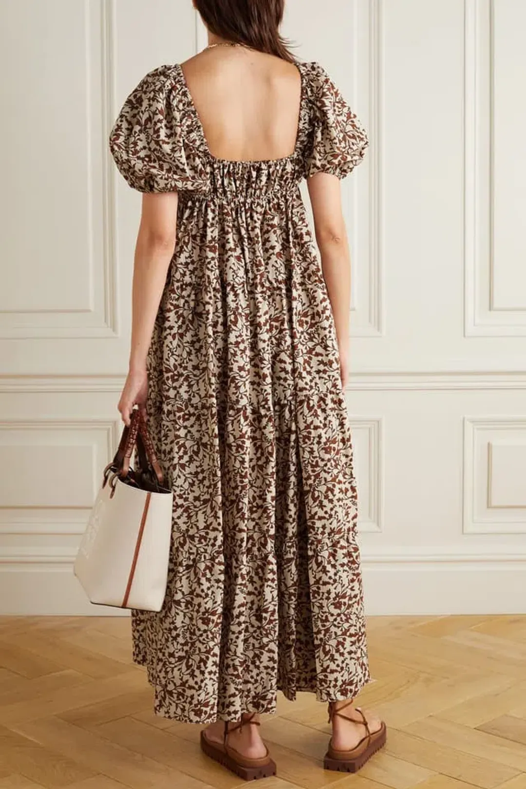 Mattaeu Cotton Poplin Maxi Dress Floral Size 14 for rent on The Volte - main image
