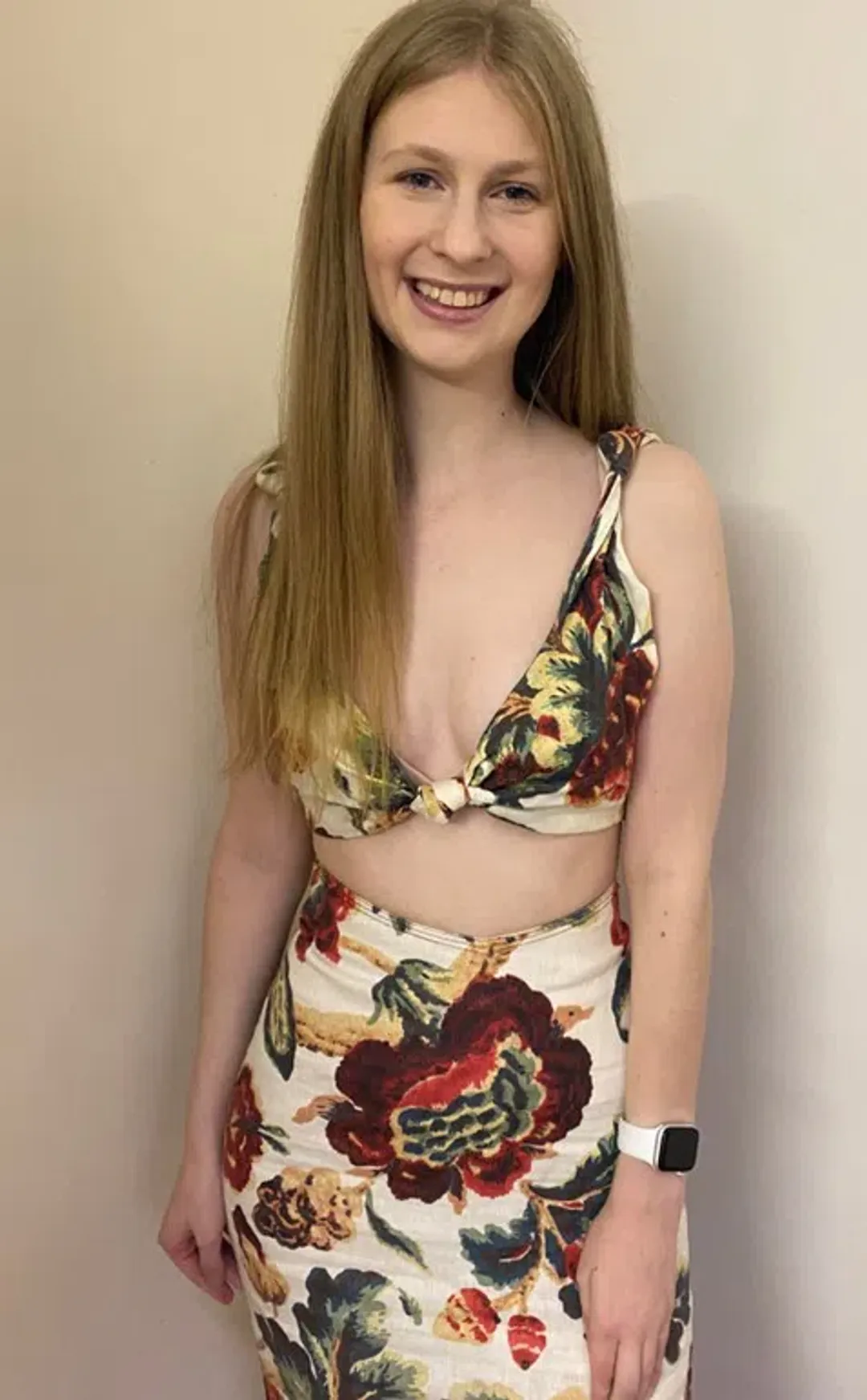 Sir Ambroise Top & Skirt Floral Size 8 for rent on The Volte - main image