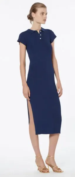 MANNNING CARTEL MVP KNIT POLO DRESS NAVY SIZE XS for rent on The Volte - image 4