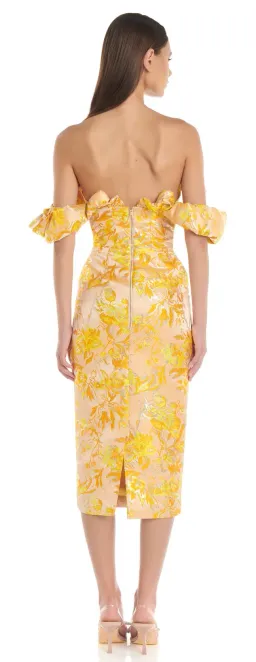Eliyah the Label Brielle Dress Yellow Size S /AU 8 for rent on The Volte - image 2