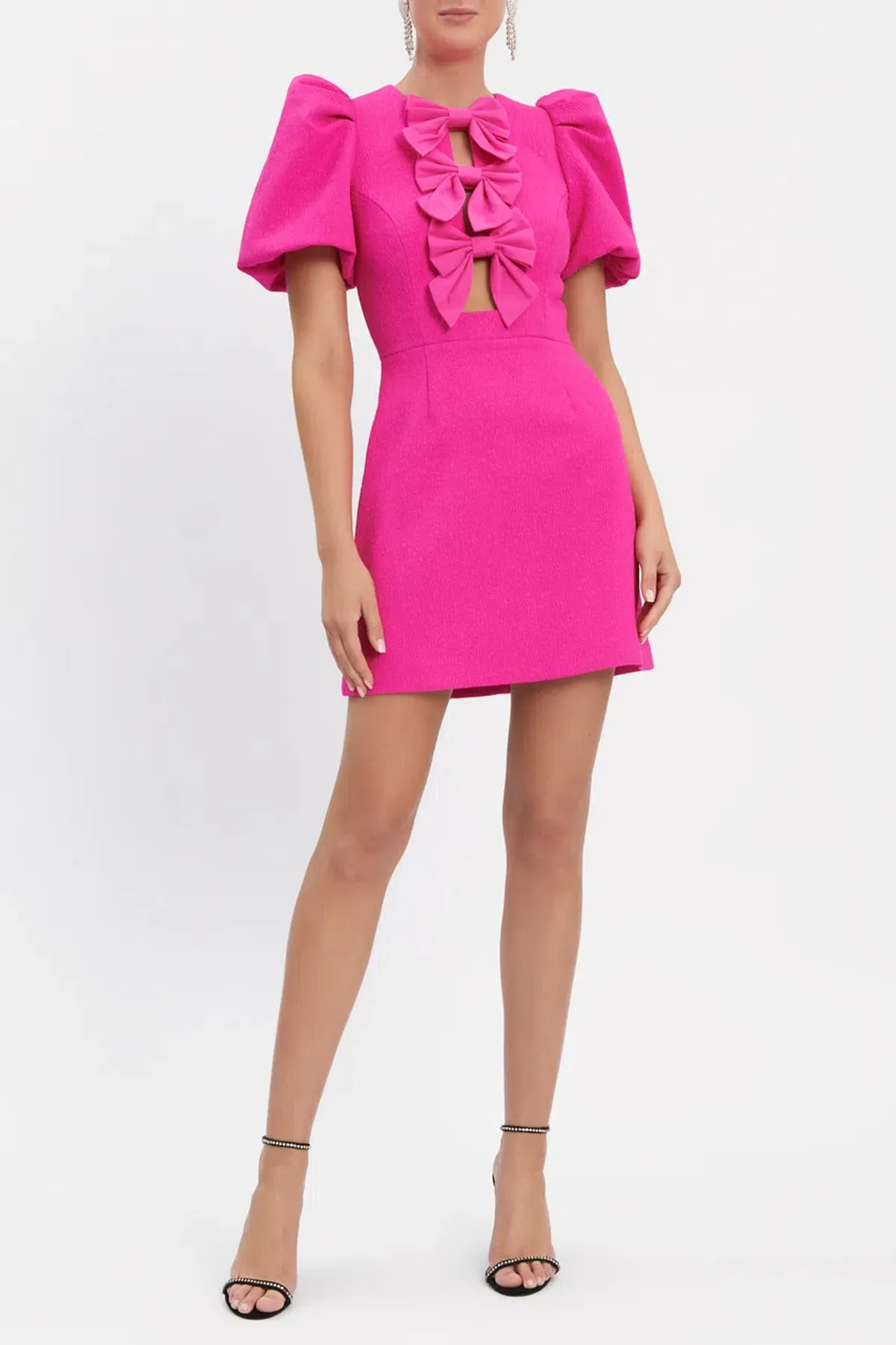 Rebecca Vallance Cecily Mini Dress Hot Pink Size 6 - Image 1
