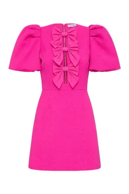 Rebecca Vallance Cecily Mini Dress Hot Pink Size 6 for rent on The Volte - image 4