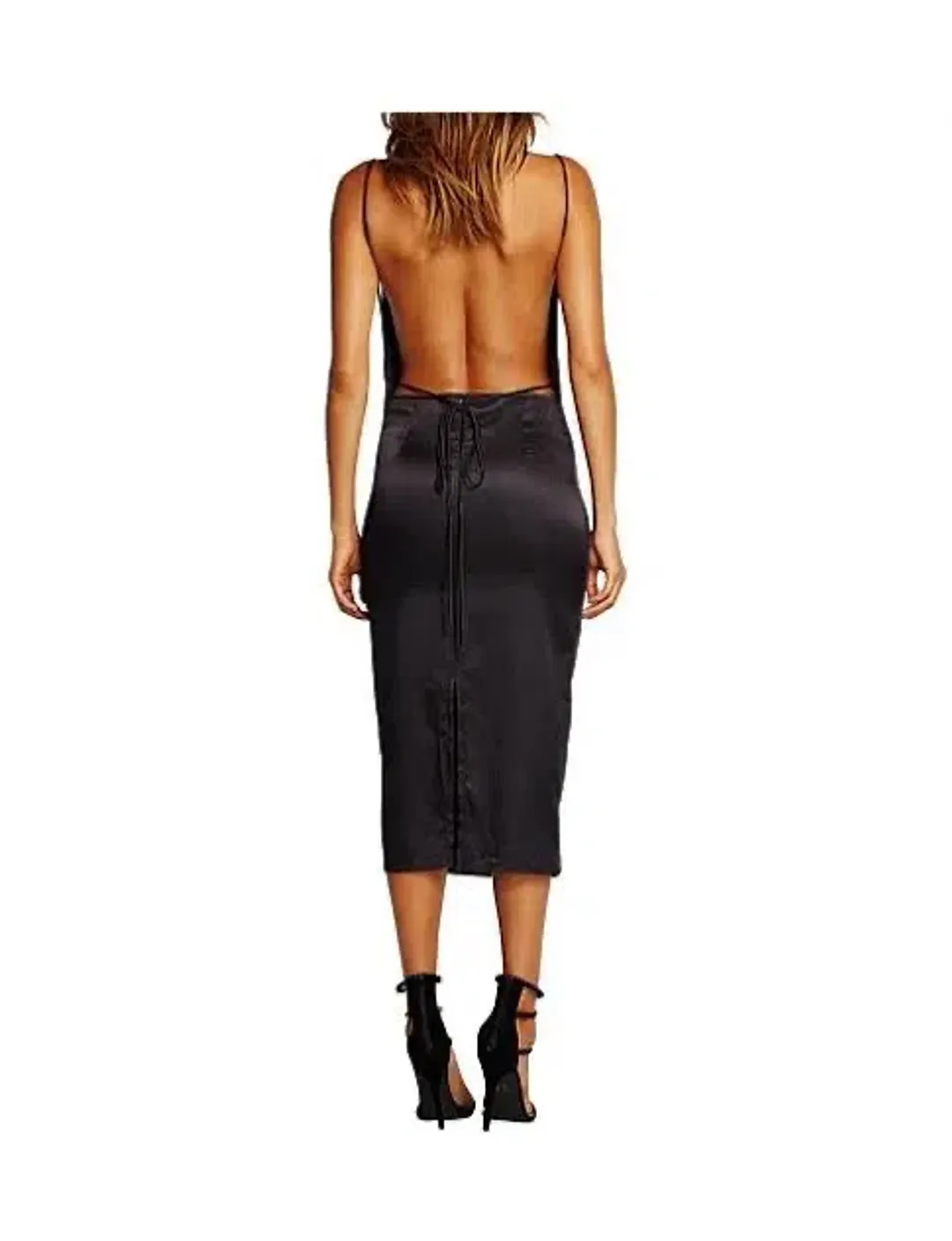 Maurie and Eve Apache Midi Dress Black Size 6 for rent on The Volte - main image