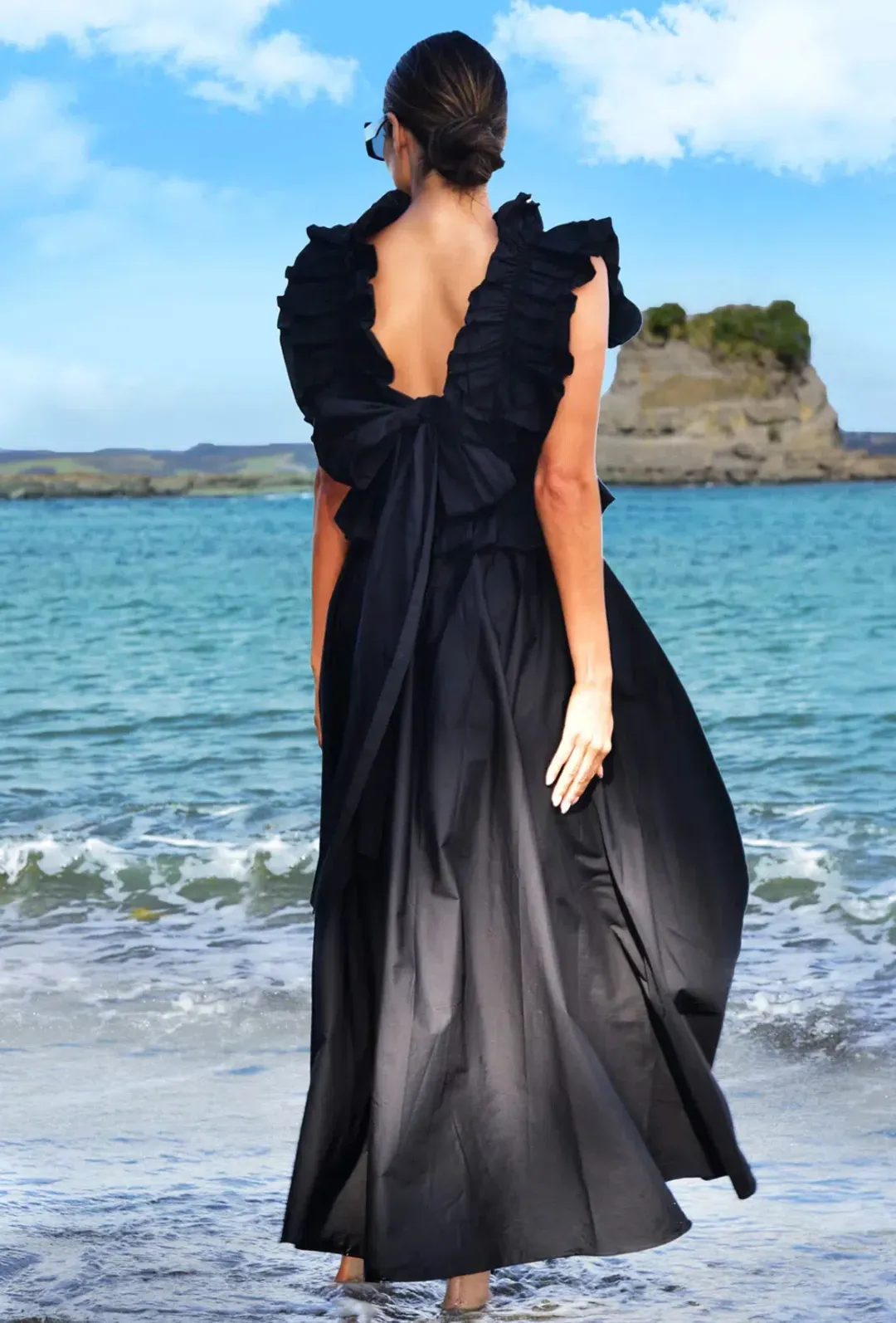 Trelise Cooper Got the Frills for You Black Size 10 for rent on The Volte - main image