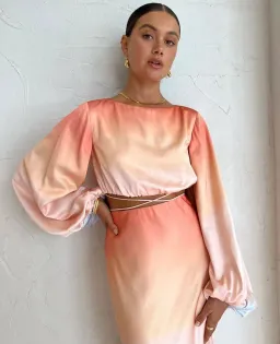 Significant Other Karli Top and Skirt Set in Horizon Multi Size 8 for rent on The Volte - image 2