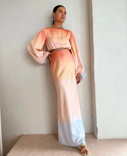 Significant Other Karli Top and Skirt Set in Horizon Multi Size 8 for rent on The Volte - image 1