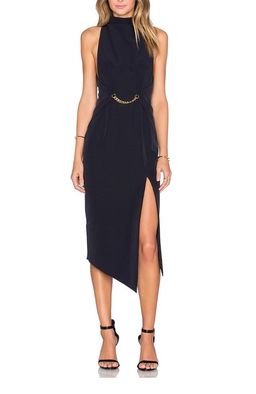 Shona Joy Admiral High Neck Dress in Navy size 6 for rent on The Volte - image 1