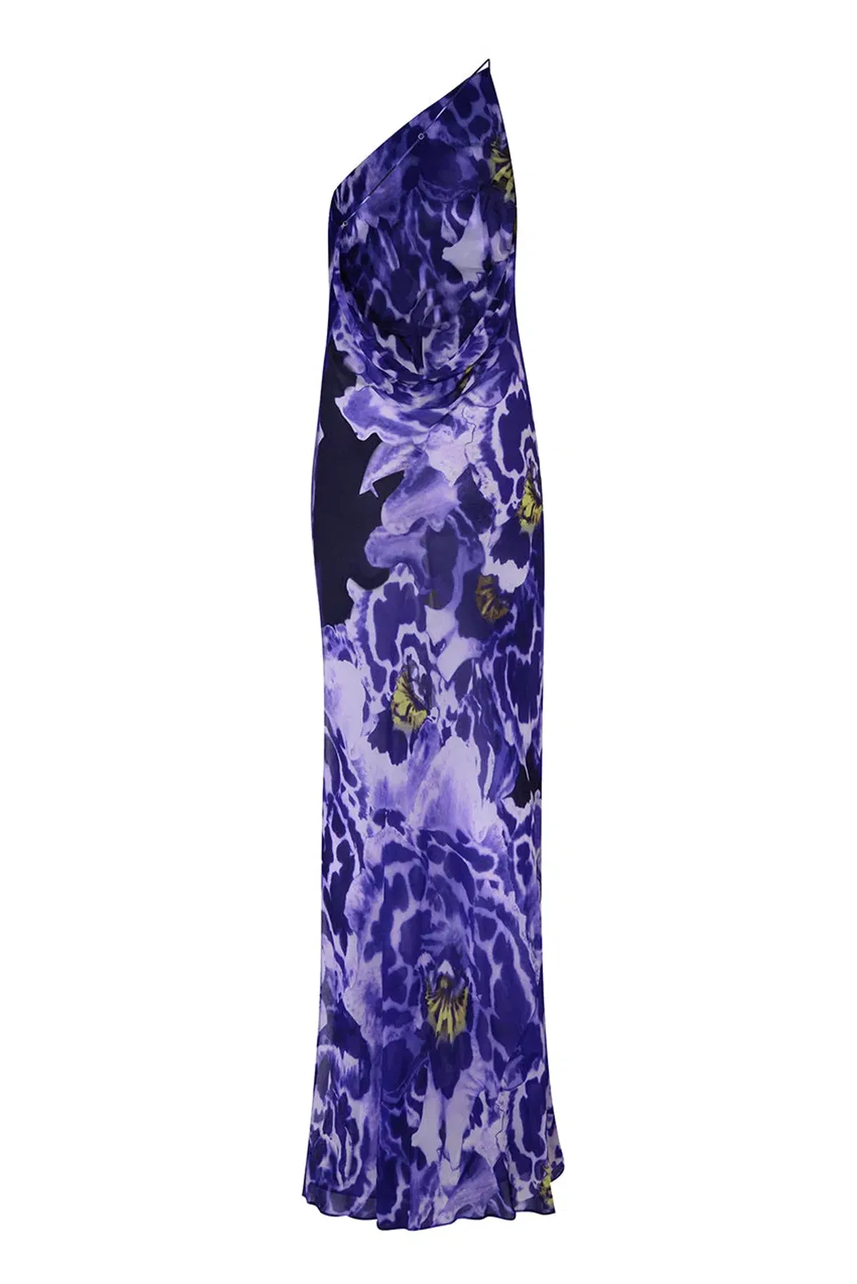 Rat & Boa Simonetta Maxi Dress Purple Orchid Print Size S/Au 8 - Image 3