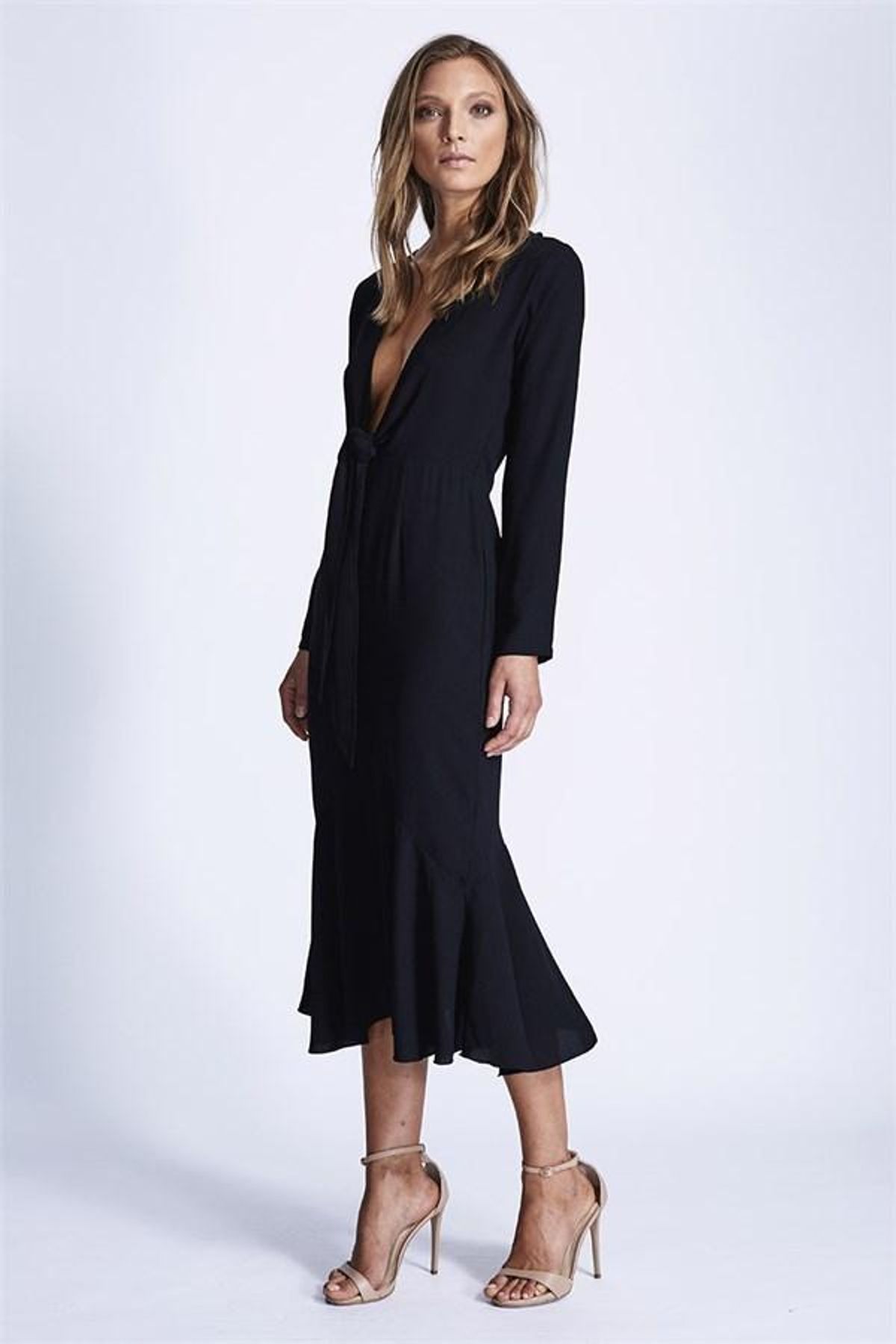 Maurie & Eve Joele Dress Black Size 8 for rent on The Volte - main image