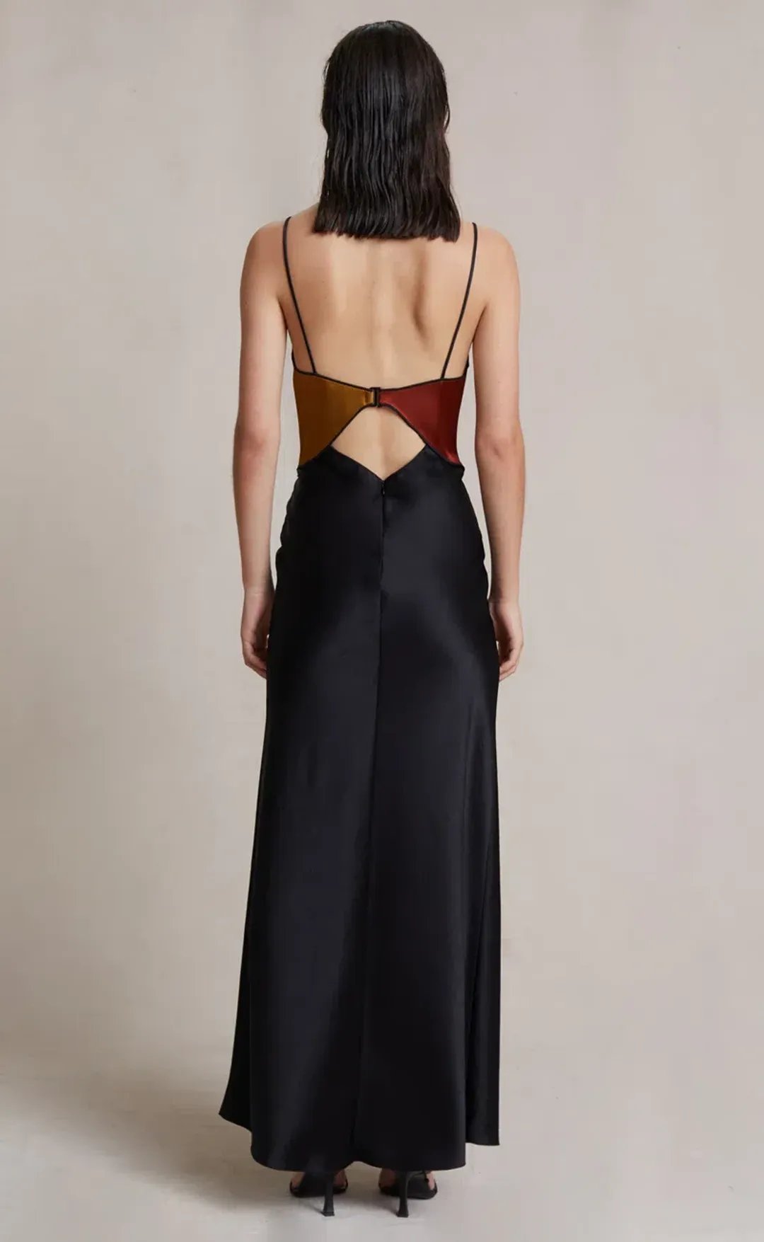 Bec & Bridge Lazar Midi Dress Black Size 10 for rent on The Volte - main image