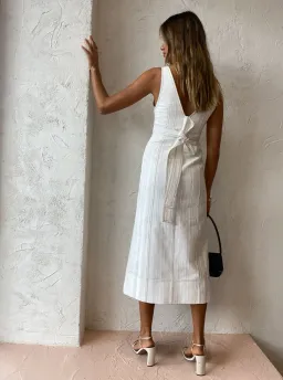 Acler Brooklake Dress White Size 6 for rent on The Volte - image 3