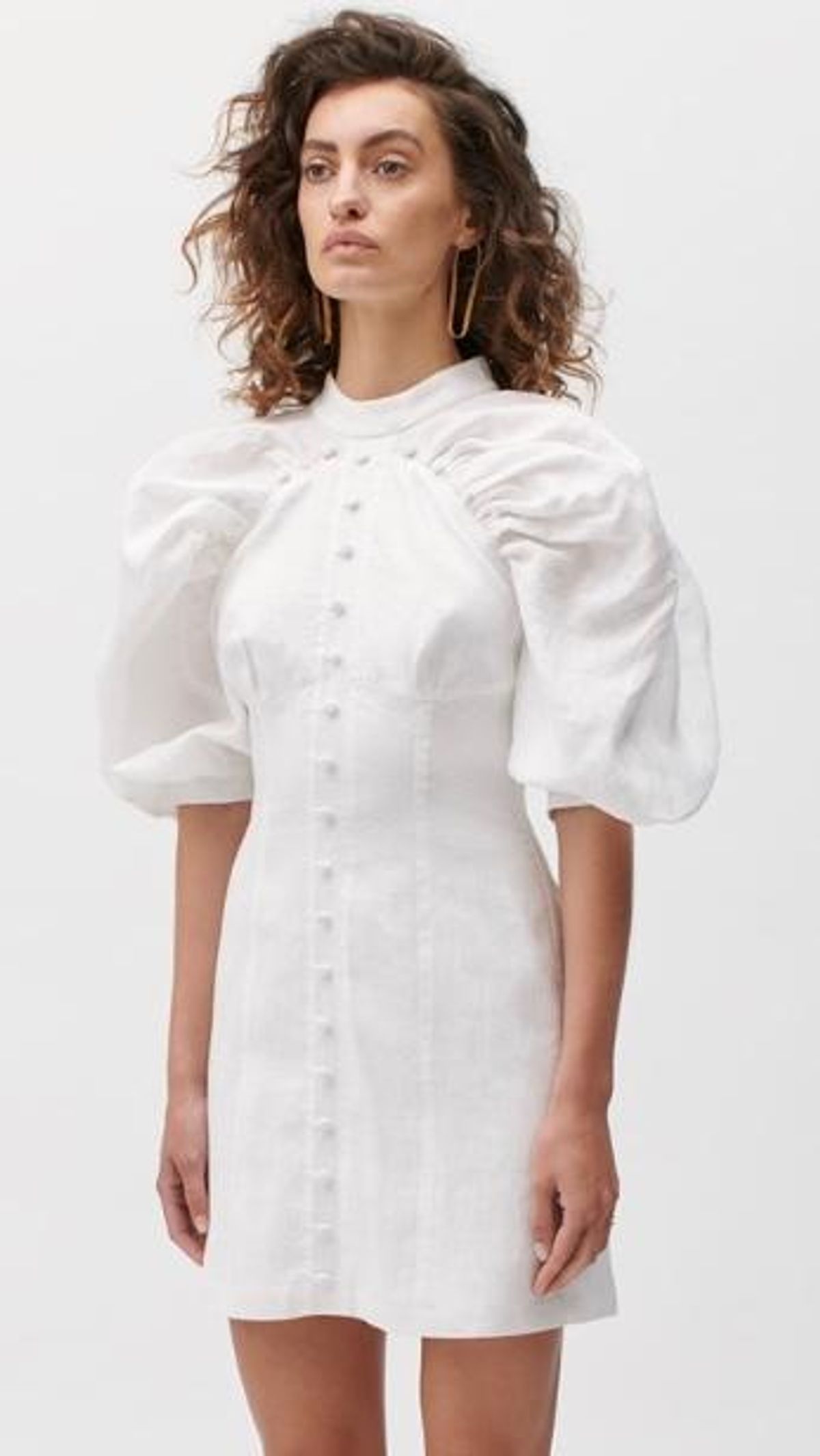 Joslin Studio Fluer dress white size 8 for rent on The Volte - main image