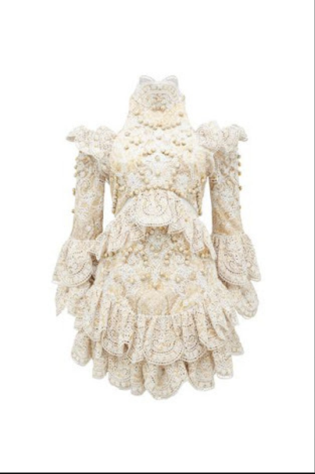 Thurley Flutter dress in gold raid tile size 12 for rent on The Volte - main image