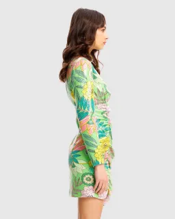 Alice McCall All That Glitters Mini Dress Green/Multi Size 12 for rent on The Volte - image 4