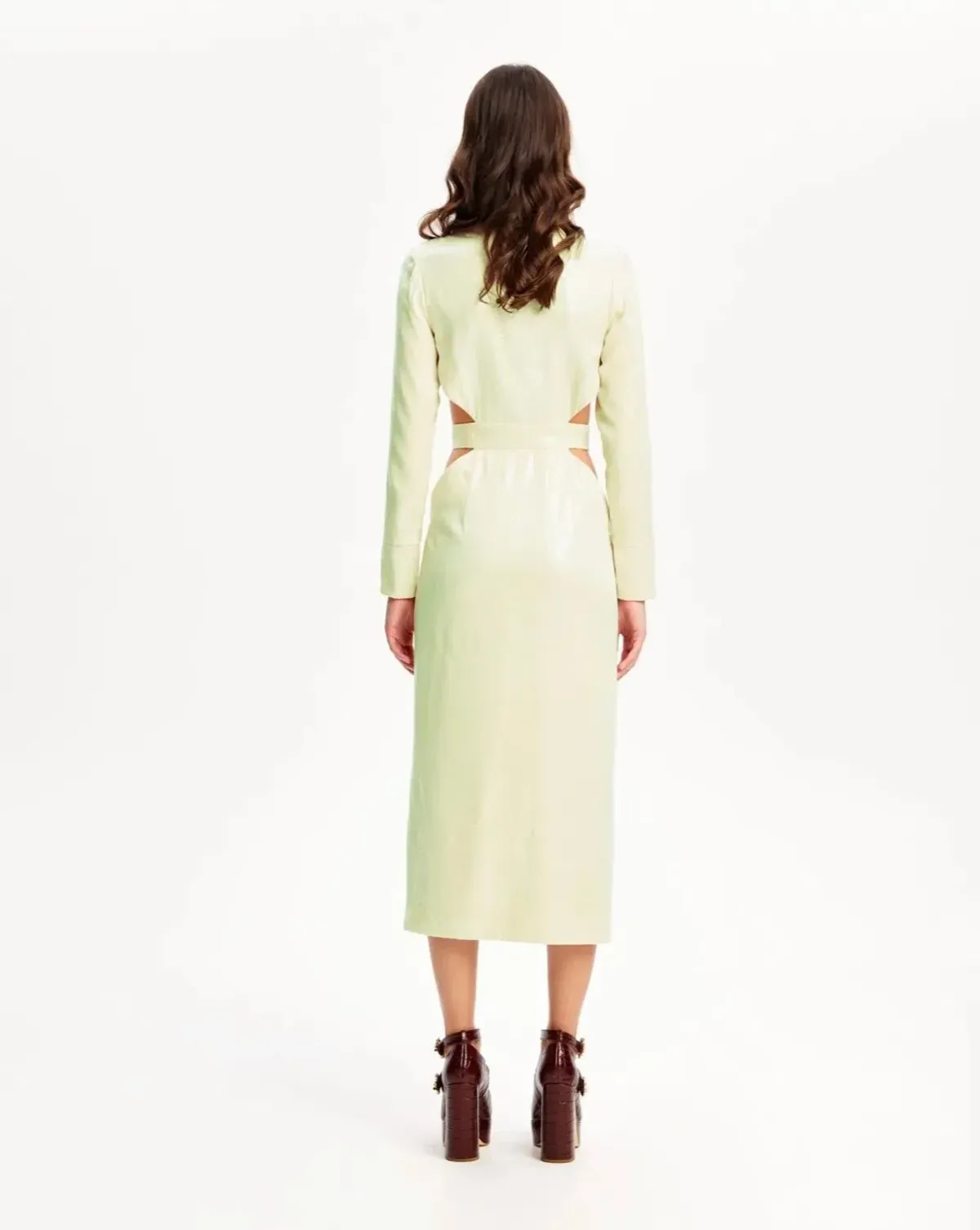 Alice McCall Night SkyMidi Trench Dress Green Size 12 - Image 2