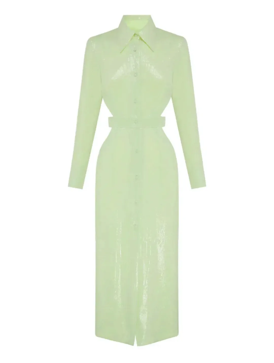 Alice McCall Night SkyMidi Trench Dress Green Size 12 for rent on The Volte - main image