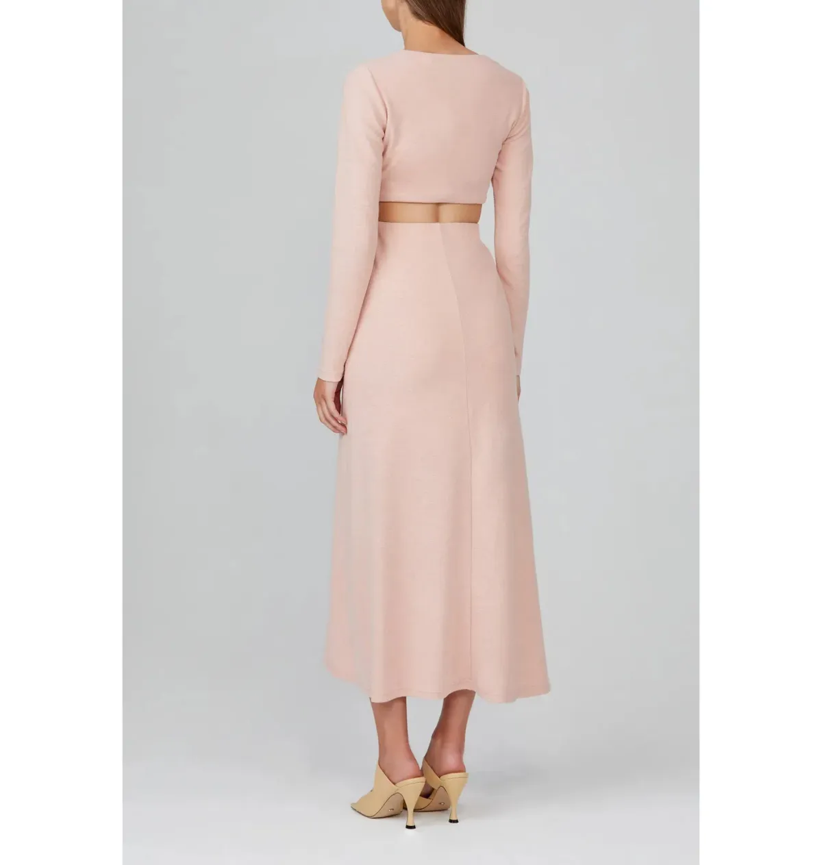 Acler Brighton Midi Dress Pink Size AU 12 - Image 2