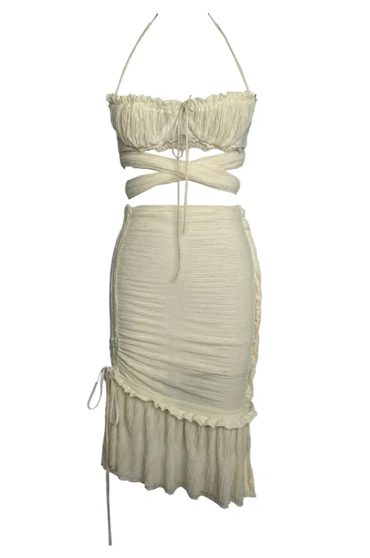 Fait Par Foutch Antoinette Set Cream Size AU 6 - Image 5