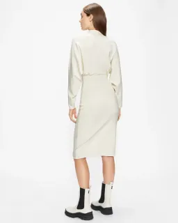 Ted Baker Alice Cocoon Midi Dress in Cream Size 1 / AU 8 for rent on The Volte - image 2