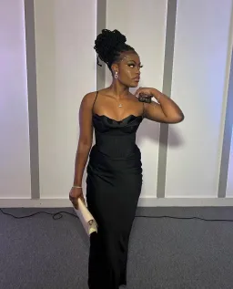 House Of CB Charmaine Corset Maxi Dress Black Size M / AU 10 for rent on The Volte - image 4