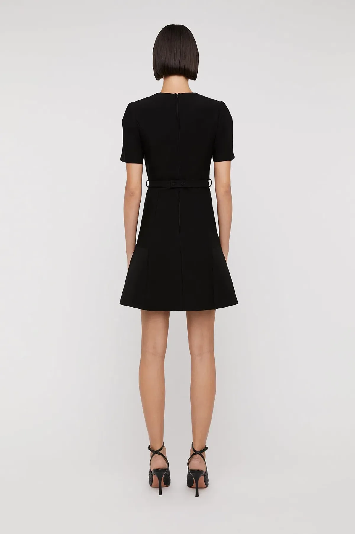 Scanlan Theodore Italian Milano Dress Black Size 12 - Image 3