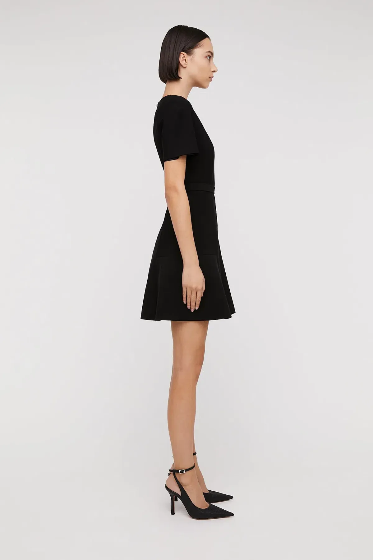 Scanlan Theodore Italian Milano Dress Black Size 12 - Image 2