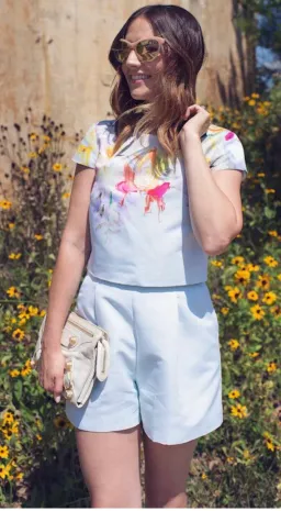 Ted Baker Earra Playsuit in Watercolor Floral Size 1/AU 8 for rent on The Volte - image 2