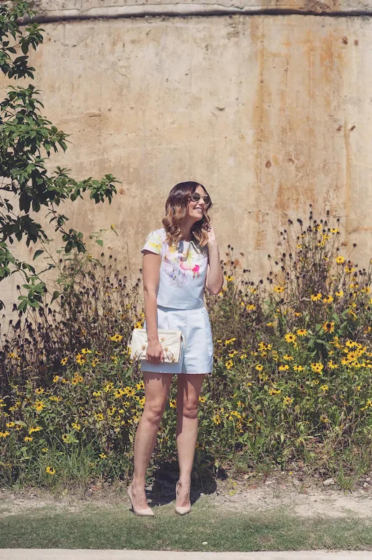 Ted Baker Earra Playsuit in Watercolor Floral Size 1/AU 8 - Image 1