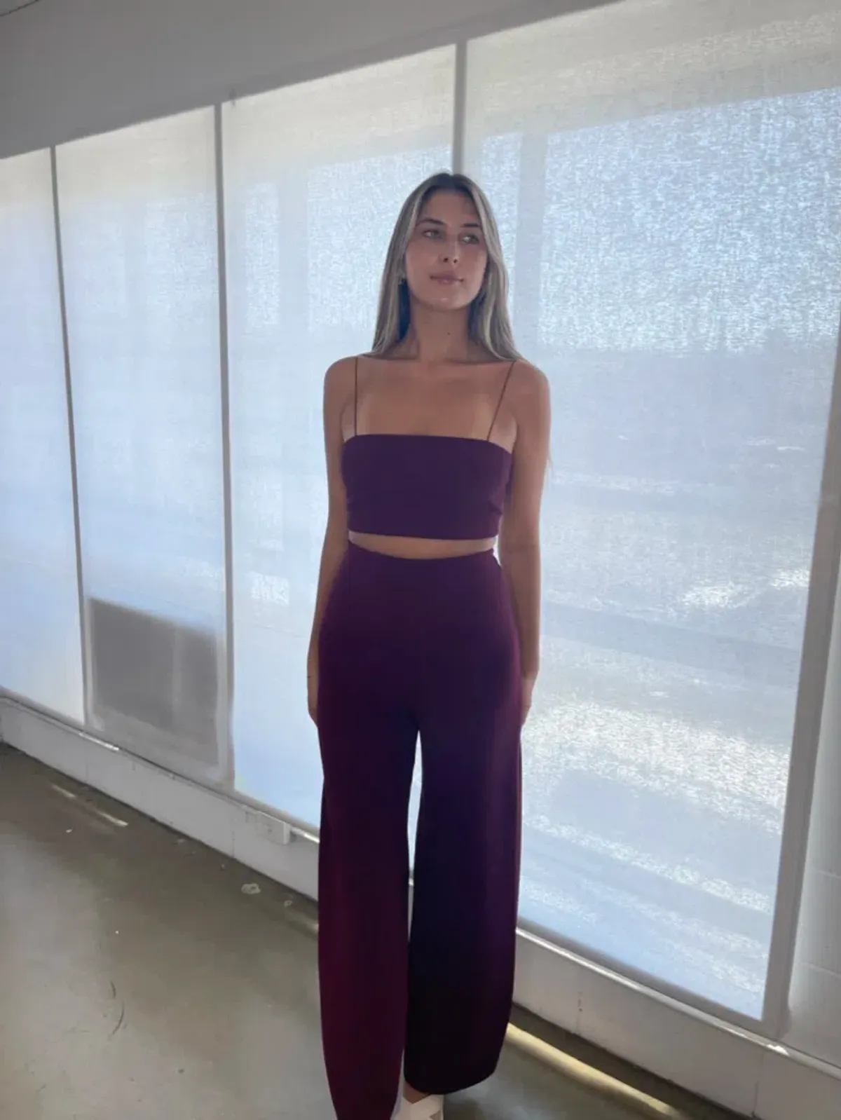 Natalie Rolt Burgundy Set Size 8 - Image 1