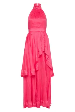 Aje Sienna Dress Fuchsia Pink Size 6 for rent on The Volte - image 4