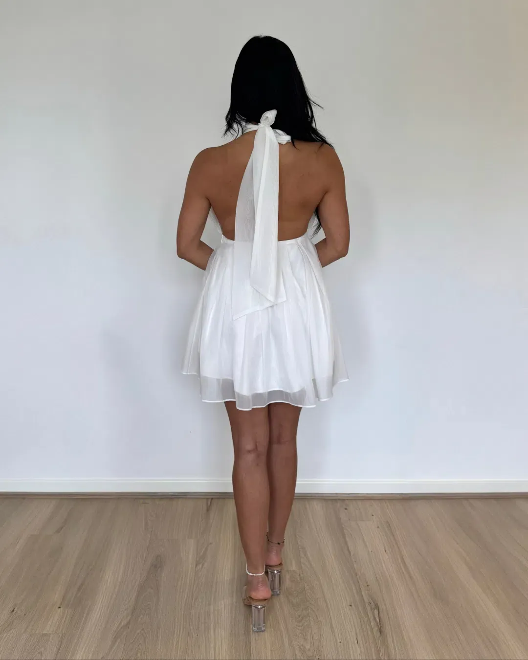 Calia Collection Rosalia Mini Dress White Size 10 for rent on The Volte - main image