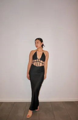 Derma Department Harlow Dress Black Size 6 for rent on The Volte - image 1