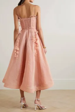 Zimmermann Wonderland Midi Corset Dress Size 8 for rent on The Volte - image 2