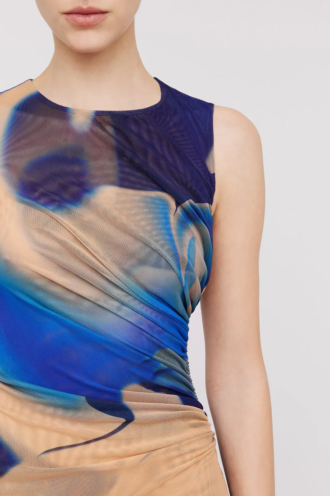 Scanlan Theodore Italian Watercolour Print Dress Blue Size 10 / M for rent on The Volte - main image