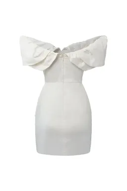 Sofia The Label Hailey Mini Dress in White Size XS / AU 6 for rent on The Volte - image 6