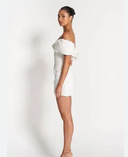 Sofia The Label Hailey Mini Dress in White Size XS / AU 6 for rent on The Volte - image 4