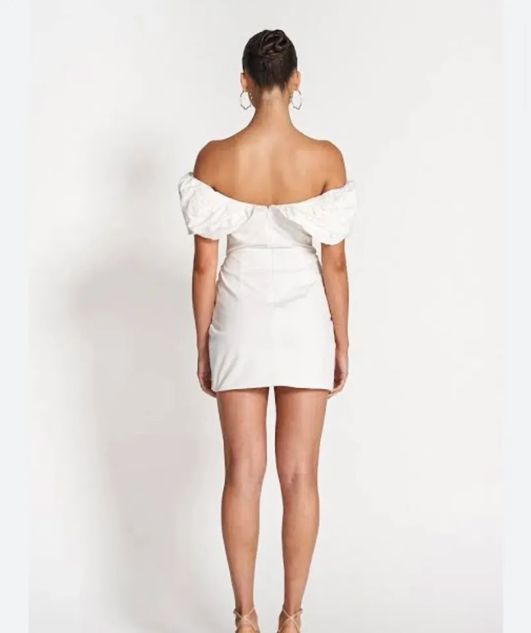 Sofia The Label Hailey Mini Dress in White Size XS / AU 6 for rent on The Volte - main image