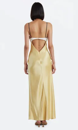 Bec & Bridge Nadia Bustier Maxi Dress Straw/Ivory Size 10 / M for rent on The Volte - image 2