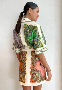Alemais Trippy Troppo Mini Dress Multi Size 10 for rent on The Volte - image 1