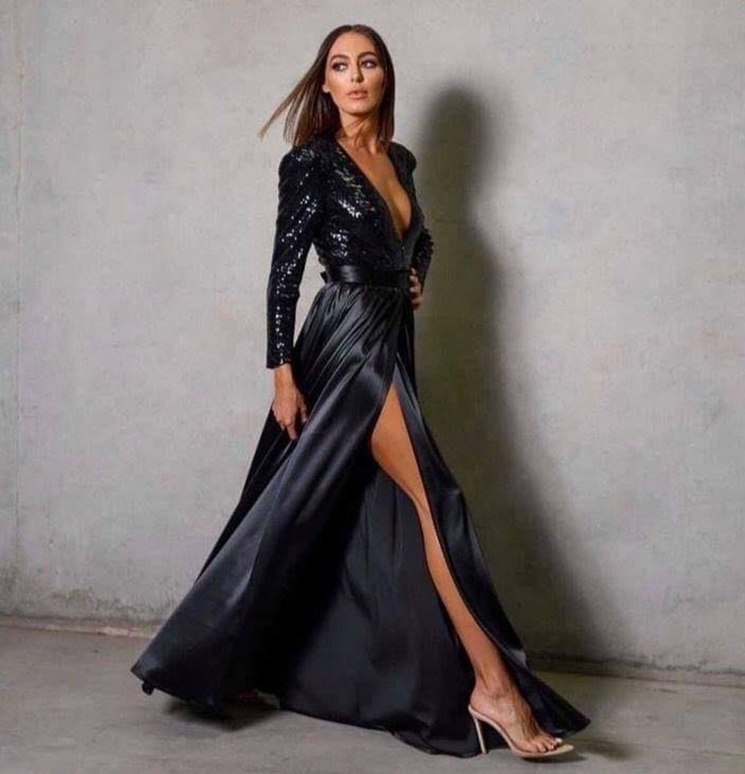 Elle Zeitoune Jimena Two Piece Set Black size 12 for rent on The Volte - main image