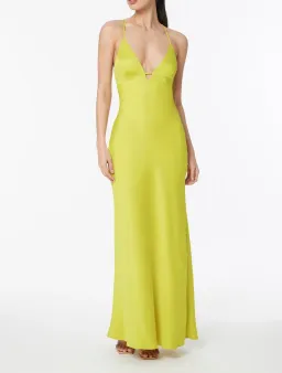 Manning Cartell Time To Shine Slip Maxi Dress Lime Size 8 / S for rent on The Volte - image 1