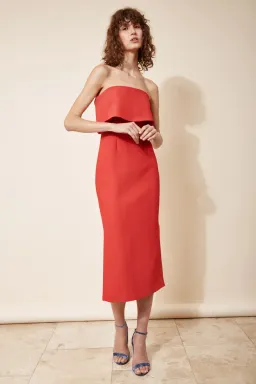 C/MEO Collective Love Like This Midi Dress in Red Size XL / Au 14 for rent on The Volte - image 1
