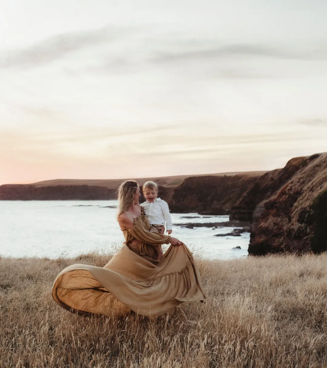 We Are Reclamation Dreams Like These Three Piece Gown in Mustard Size 22 for rent on The Volte - main image