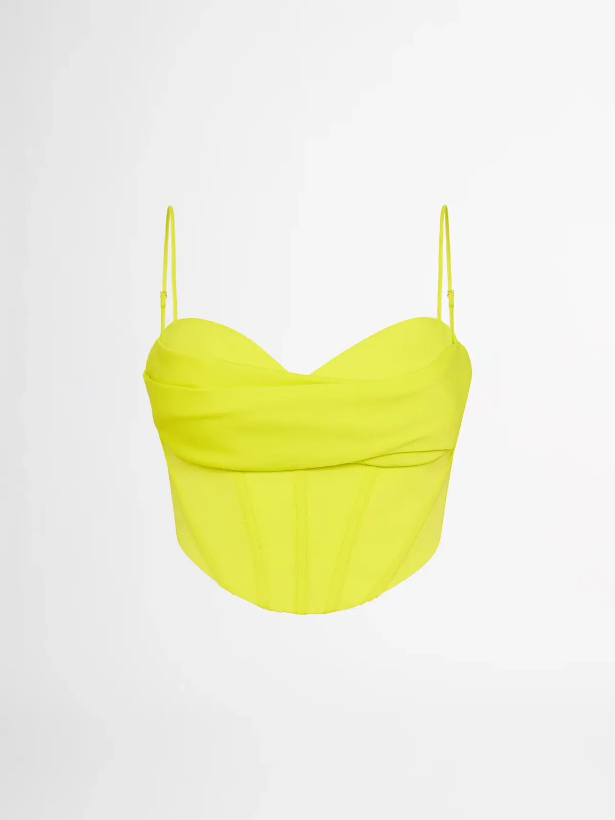 Sheike Lola Bustier Size 8 and Pant Size 10 Coord Set in Lime Green - Image 5